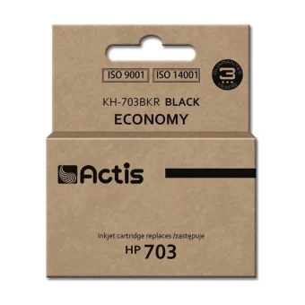 Actis Συμβατό Μελάνι Εκτυπωτή InkJet HP 703 CD887AE 15ml Μαύρο 1τμχ