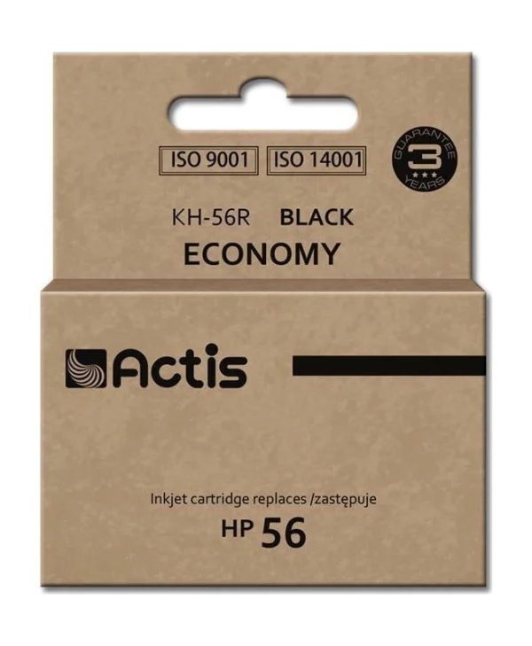Actis Συμβατό Μελάνι Εκτυπωτή InkJet HP 20ml Μαύρο