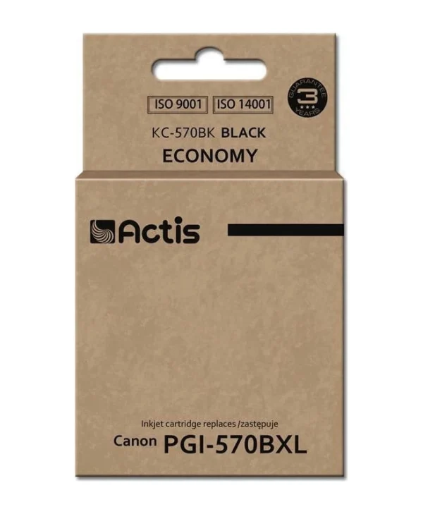 Actis Συμβατό Μελάνι Εκτυπωτή InkJet Canon PGI-570BXL 22ml Μαύρο 1τμχ