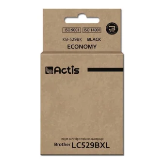 Actis Συμβατό Μελάνι Εκτυπωτή InkJet Brother LC529BK 58ml Μαύρο 1τμχ