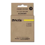 Actis Συμβατό Μελάνι Εκτυπωτή InkJet Brother LC1100Y 19ml Κίτρινο 1τμχ