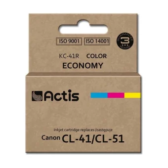 Actis Συμβατό Μελάνι Εκτυπωτή InkJet Canon CL-41/CL-51 18ml Πολλαπλό (Color) 1τμχ