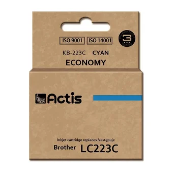 Actis Συμβατό Μελάνι Εκτυπωτή InkJet Brother LC223C 10ml Κυανό 1τμχ