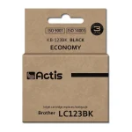 Actis Συμβατό Μελάνι Εκτυπωτή InkJet Brother LC123BK 610 Σελίδων 15ml Μαύρο 1τμχ