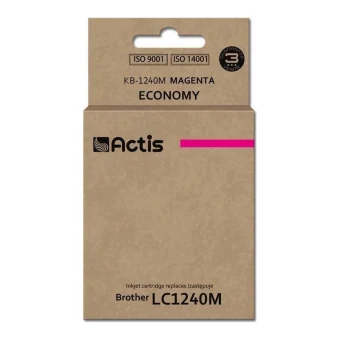 Actis Συμβατό Μελάνι Εκτυπωτή InkJet Brother LC1240M 19ml Ματζέντα 1τμχ