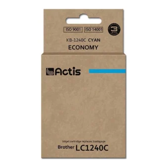 Actis Συμβατό Μελάνι Εκτυπωτή InkJet Brother LC1240C 19ml Κυανό 1τμχ