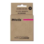 Actis Συμβατό Μελάνι Εκτυπωτή InkJet Brother LC1000M 36ml Ματζέντα 1τμχ