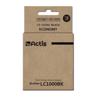 Actis Συμβατό Μελάνι Εκτυπωτή InkJet Brother LC1000BK 36ml Μαύρο 1τμχ