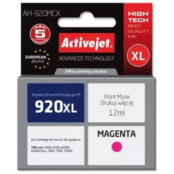 Active Jet Συμβατό Μελάνι Εκτυπωτή InkJet HP 920XL CD973AE 12ml Ματζέντα 1τμχ