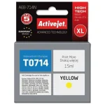 Active Jet Συμβατό Μελάνι Εκτυπωτή InkJet Epson T0714 15ml Κίτρινο 1τμχ