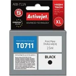 Active Jet Συμβατό Μελάνι Εκτυπωτή InkJet Epson T0711/T0891 15ml Μαύρο