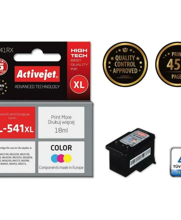 Active Jet Συμβατό Μελάνι Εκτυπωτή InkJet Canon CL-541XL 18ml Πολλαπλό (Color) 1τμχ