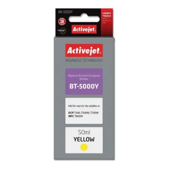 Active Jet Συμβατό Μελάνι Εκτυπωτή InkJet Brother BT-5000Y 50ml Κίτρινο 1τμχ