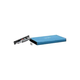 Natec Rhino Go Θήκη για Σκληρό Δίσκο 2.5" SATA III με σύνδεση USB3.0 σε Μπλε χρώμα