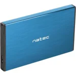 Natec Rhino Go Θήκη για Σκληρό Δίσκο 2.5" SATA III με σύνδεση USB3.0 σε Μπλε χρώμα - Image 3