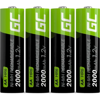 Green Cell Επαναφορτιζόμενες Μπαταρίες AA Ni-MH 2000mAh 1.2V 4τμχ