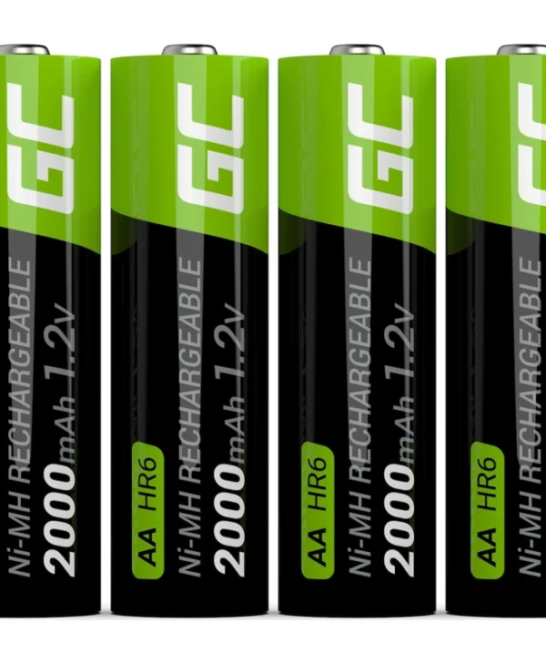 Green Cell Επαναφορτιζόμενες Μπαταρίες AA Ni-MH 2000mAh 1.2V 4τμχ