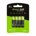 Green Cell Επαναφορτιζόμενες Μπαταρίες AA Ni-MH 2000mAh 1.2V 4τμχ - Image 2