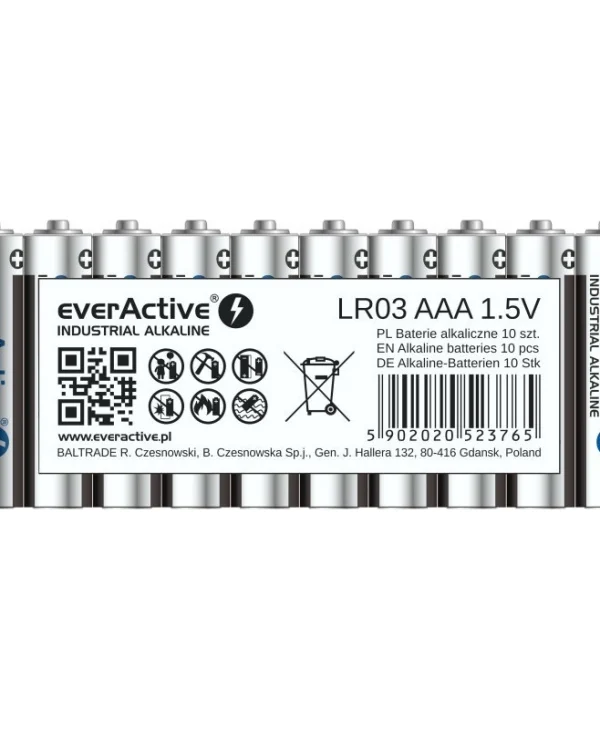 everActive Pro Αλκαλικές Μπαταρίες AAA 1.5V 10τμχ