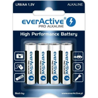 everActive Pro Αλκαλικές Μπαταρίες AA 1.5V 4τμχ