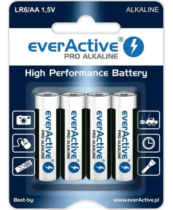 everActive Pro Αλκαλικές Μπαταρίες AA 1.5V 4τμχ