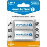 everActive Profesional Line Επαναφορτιζόμενες Μπαταρίες C Ni-MH 5000mAh 1.2V 2τμχ