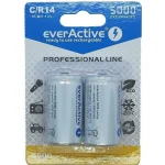 everActive Profesional Line Επαναφορτιζόμενες Μπαταρίες C Ni-MH 5000mAh 1.2V 2τμχ - Image 3