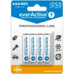 everActive Professional Line Επαναφορτιζόμενες Μπαταρίες AAA Ni-MH 1050mAh 1.2V 4τμχ