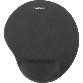 Natec Ergonomic Marmot Mouse Pad 245mm με Στήριγμα καρπού Μαύρο