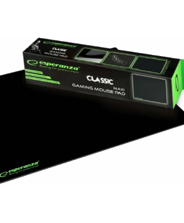 Esperanza Classic Maxi Gaming Mouse Pad Large 400mm Μαύρο