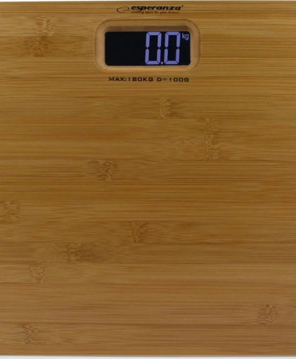 Esperanza Ψηφιακή Ζυγαριά 180kg Καφέ EBS012 EBS012