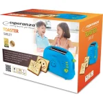 Esperanza Smiley Φρυγανιέρα 2 Θέσεων 750W Μπλε - Image 4