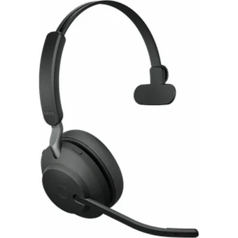 Jabra Evolve2 65 VOIP Headset Link380a UC Mono Desk Stand Black (26599-889-989) 26599-889-989