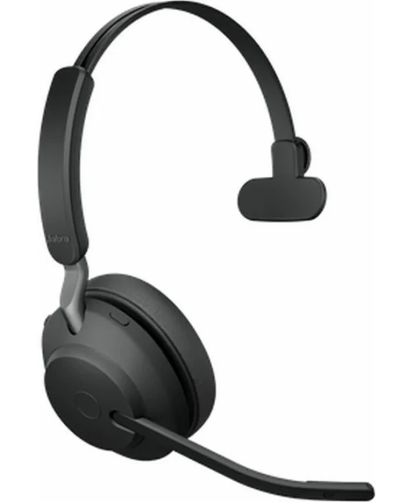 Jabra Evolve2 65 VOIP Headset Link380a UC Mono Desk Stand Black (26599-889-989) 26599-889-989