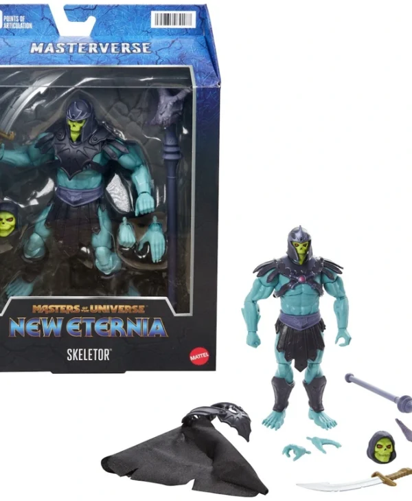 Φιγούρα Δράσης Masters of the Universe: New Eternia Masterverse Barbarian Skeletor για 6+ ετών Ετών 18εκ.