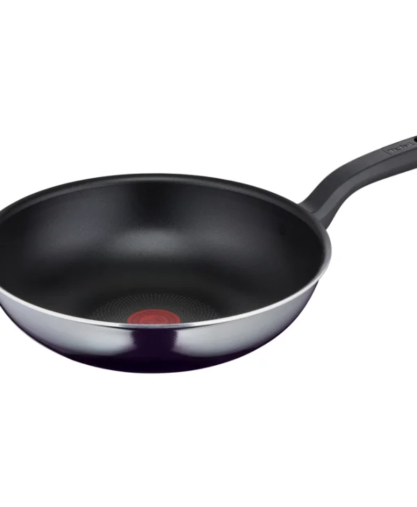 Tefal Resist Wok από Αλουμίνιο με Αντικολλητική Επίστρωση 28cm
