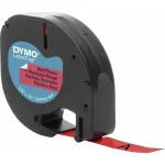 Dymo 91203 Ταινία Ετικετογράφου 4m x 12mm σε Κόκκινο Χρώμα - Image 2