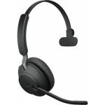 Jabra Evolve2 65 VOIP Headset Link380a MS Mono Desk Stand Black (26599-899-989) 26599-899-989