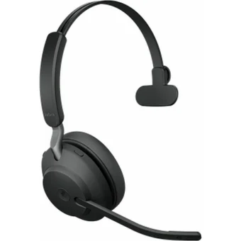 Jabra Evolve2 65 VOIP Headset Link380a MS Mono Desk Stand Black (26599-899-989) 26599-899-989