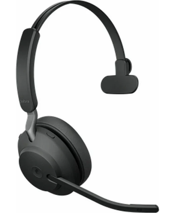 Jabra Evolve2 65 VOIP Headset Link380a MS Mono Desk Stand Black (26599-899-989) 26599-899-989