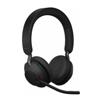 Jabra Evolve2 65 VOIP Headset Link380c MS Stereo Desk Stand Black (26599-999-889) 26599-999-889