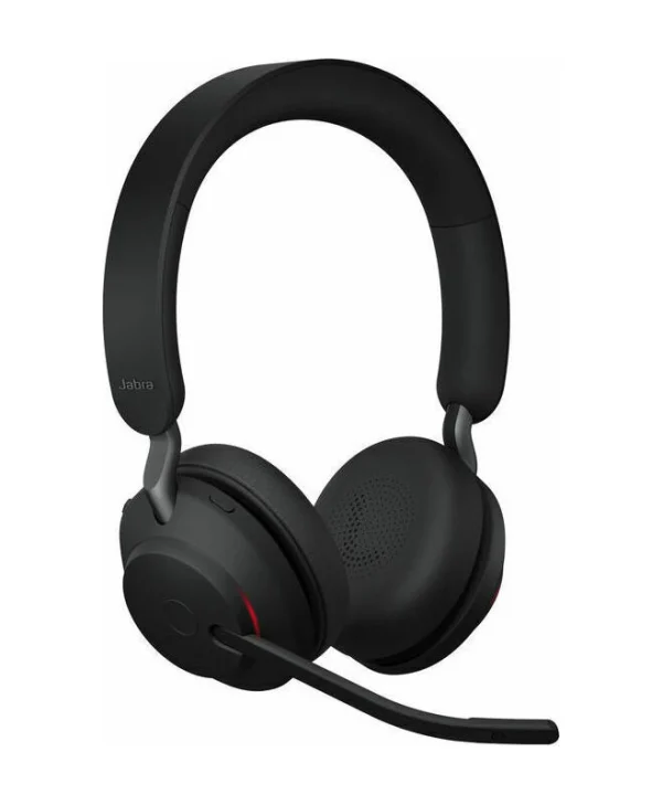 Jabra Evolve2 65 VOIP Headset Link380c MS Stereo Desk Stand Black (26599-999-889) 26599-999-889