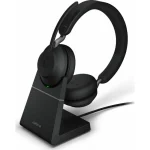Jabra Evolve2 65 VOIP Headset Link380c MS Stereo Desk Stand Black (26599-999-889) 26599-999-889 - Image 3