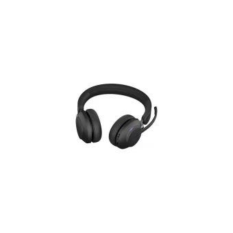 Jabra Evolve2 65 VOIP Headset Link380c UC Stereo Desk Stand Black (26599-989-889) 26599-989-889