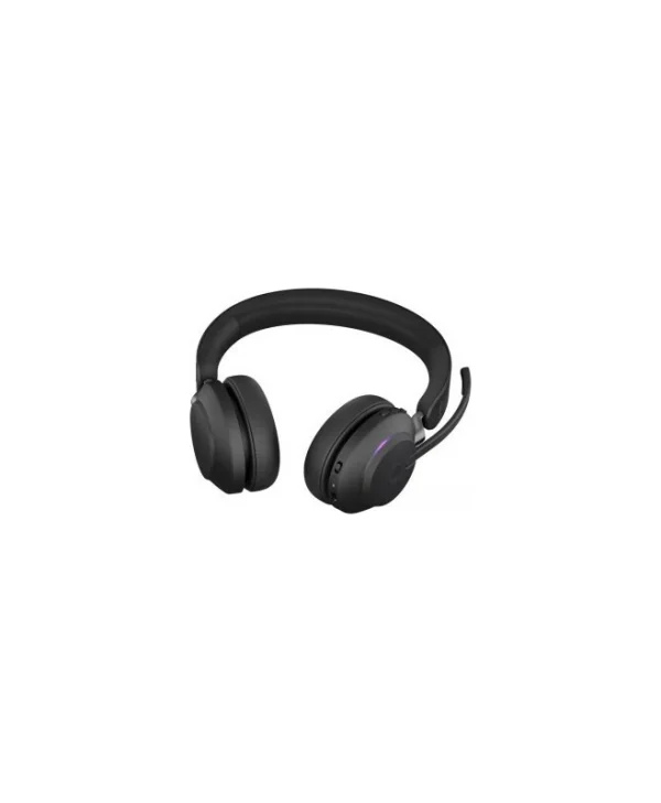 Jabra Evolve2 65 VOIP Headset Link380c UC Stereo Desk Stand Black (26599-989-889) 26599-989-889