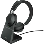 Jabra Evolve2 65 VOIP Headset Link380c UC Stereo Desk Stand Black (26599-989-889) 26599-989-889 - Image 2