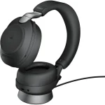 Jabra Evolve2 85 VOIP Headset Link380c MS Stereo Desk Stand Black (28599-999-889) 28599-999-889 - Image 2