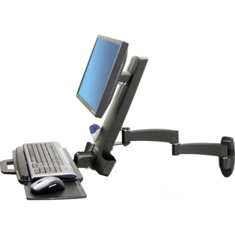 Ergotron 200 Series Επιτοίχια Βάση Οθόνης έως 24" με Βραχίονα