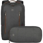Wenger CityUpgrade Αδιάβροχη Τσάντα Πλάτης για Laptop 16" σε Γκρι χρώμα