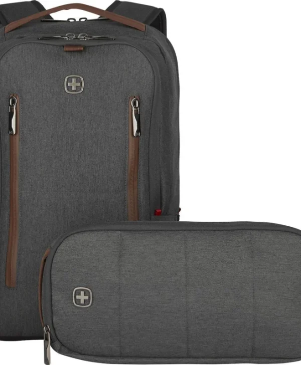 Wenger CityUpgrade Αδιάβροχη Τσάντα Πλάτης για Laptop 16" σε Γκρι χρώμα